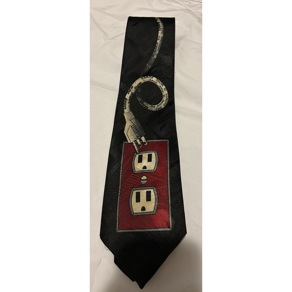 Vintage Home Improvement Men's Black Standard/Classic Novelty TV Theme Tie